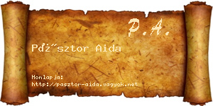 Pásztor Aida névjegykártya